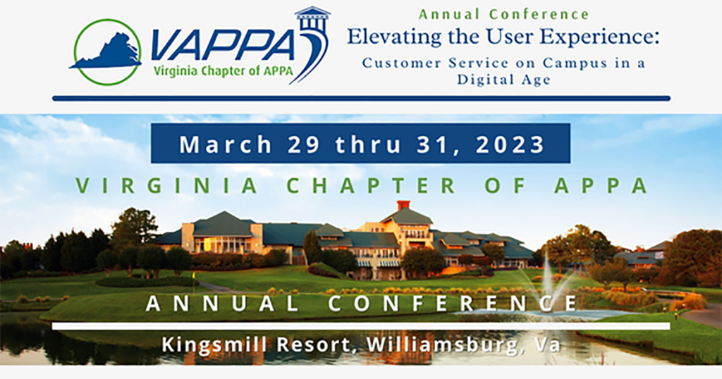 2023 WILLIAMSBURG CONFERENCE Virginia APPA